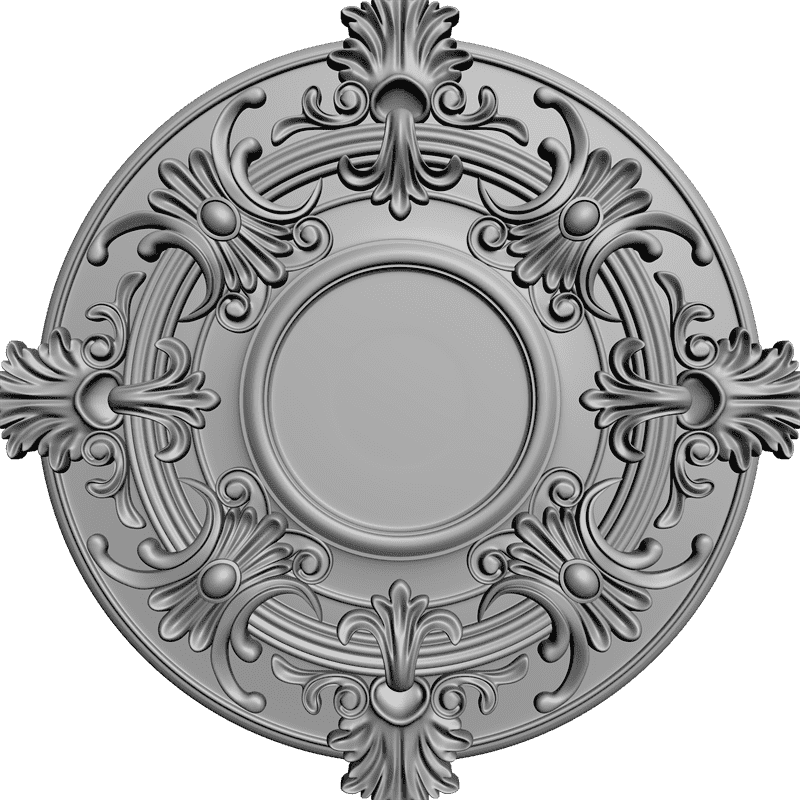 картинка Розетка резная D16-027 3D-STL.COM