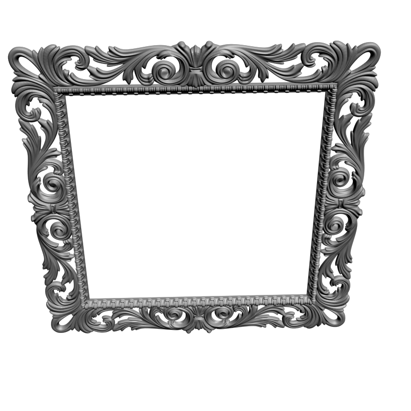 картинка Рамка резная D14-639 3D-STL.COM
