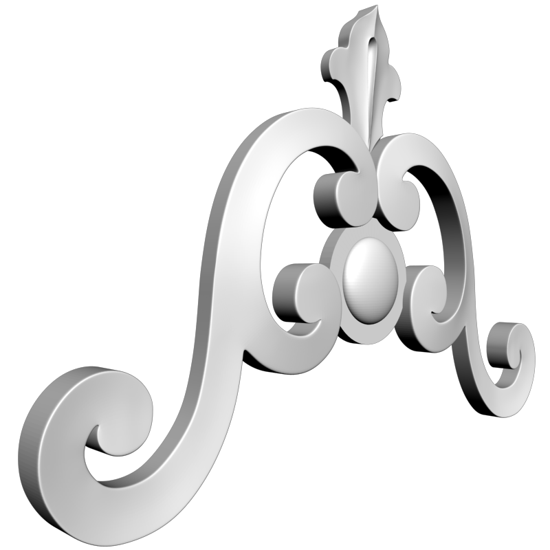 картинка Накладка резная D10-302 3D-STL.COM