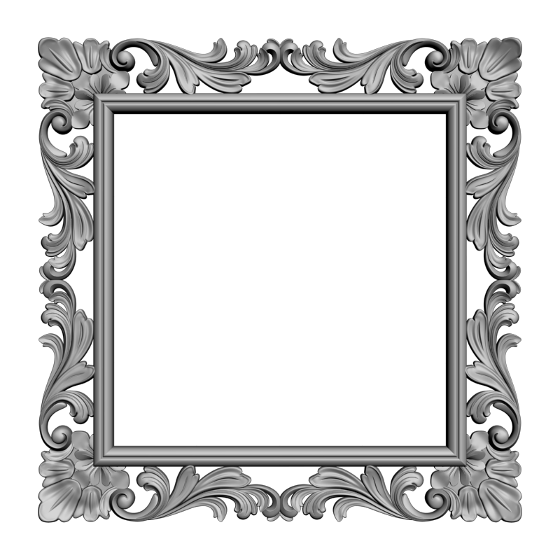 картинка Рама резная D14-423 3D-STL.COM