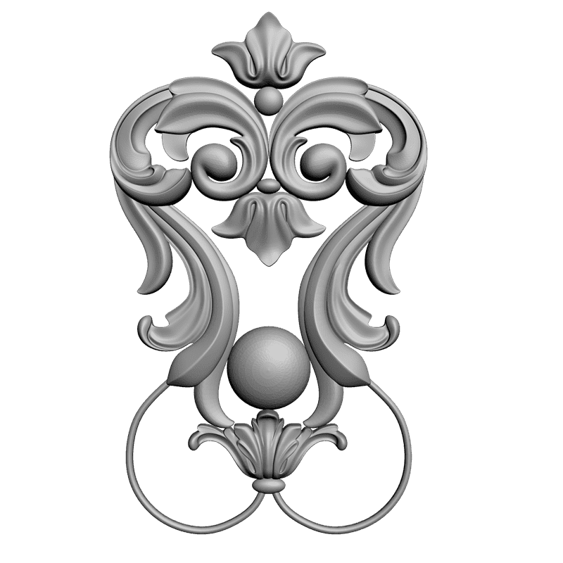 картинка Накладка резная D10-101 3D-STL.COM