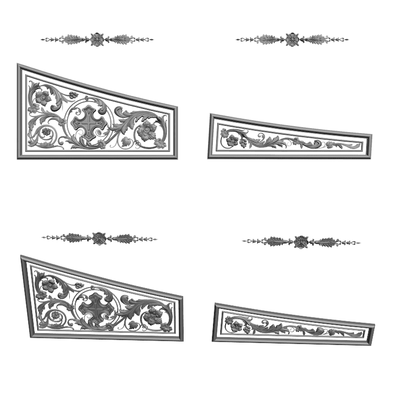 картинка Резные элементы V9-048 3D-STL.COM