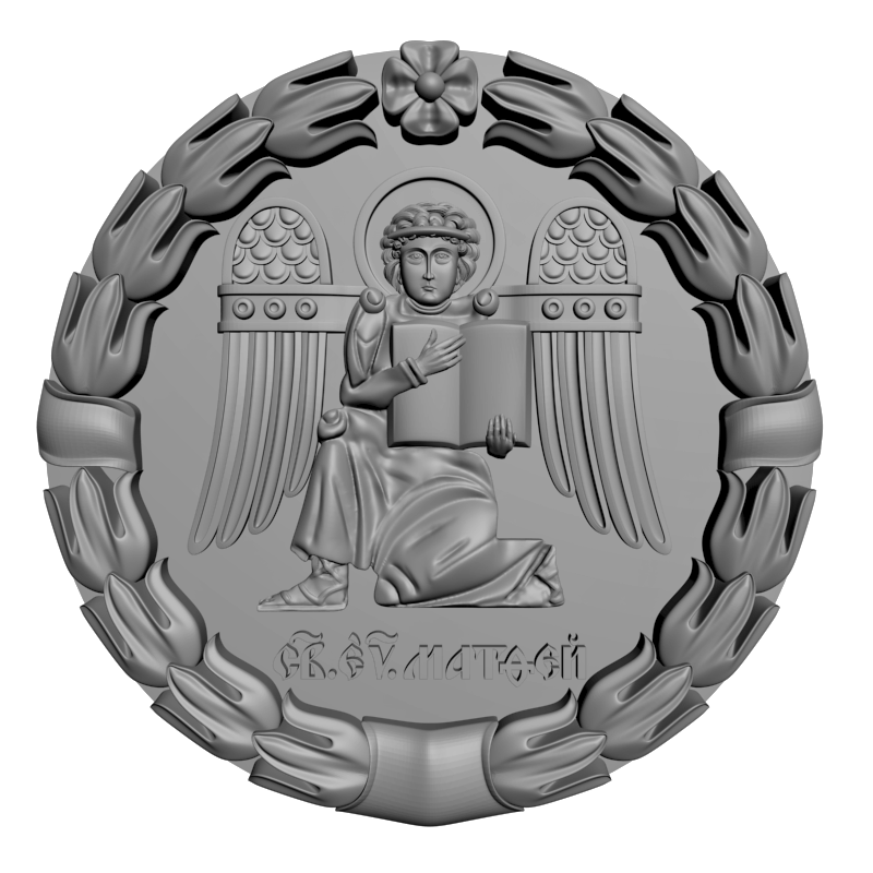 картинка Матфей Круглая V3-384 3D-STL.COM