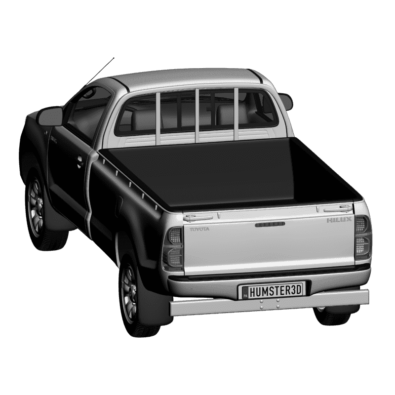 картинка Toyota Hilux Regular Cab 2012 RT3-053 3D-STL.COM