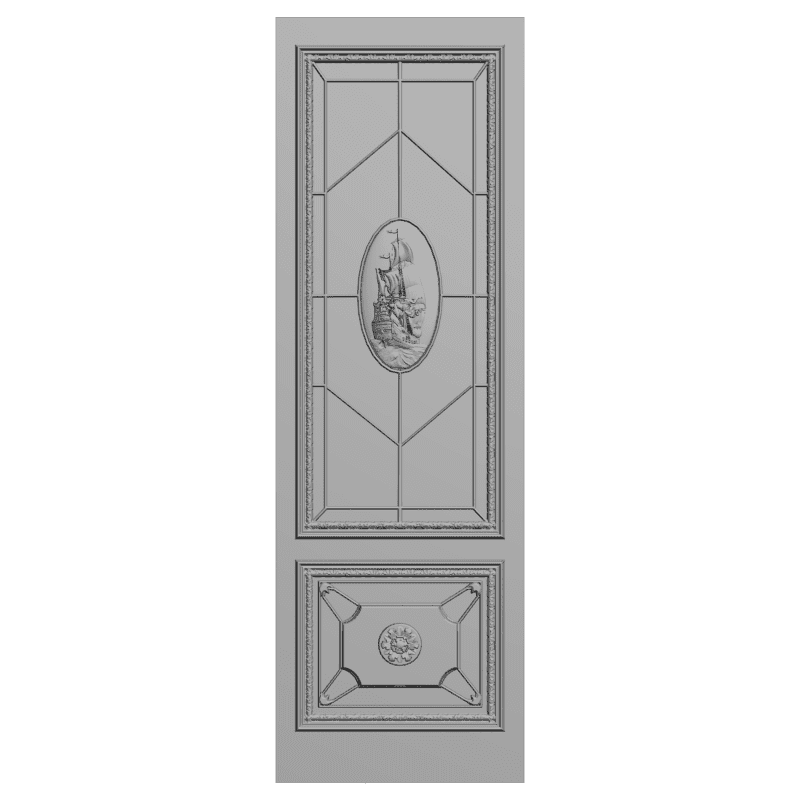 картинка Двери резные H3-063 3D-STL.COM