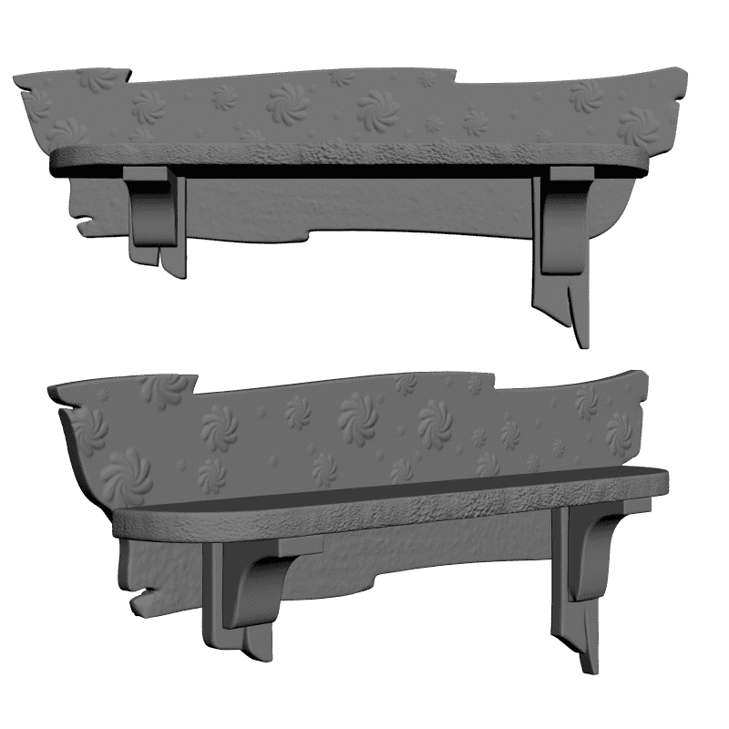 картинка Полка M13-016 3D-STL.COM