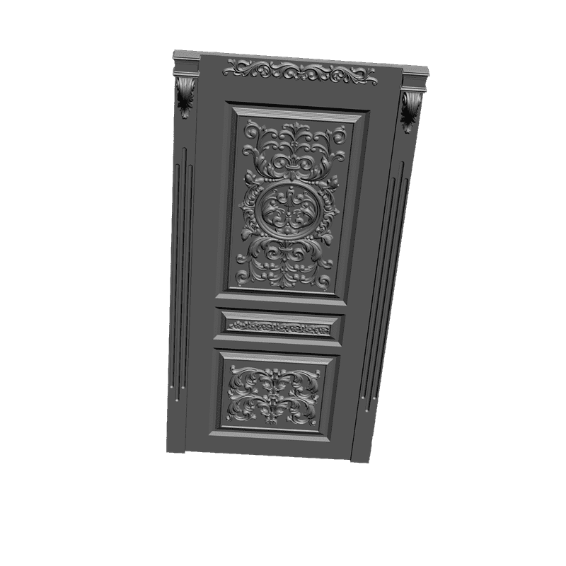картинка Дверь резная H3-030 3D-STL.COM