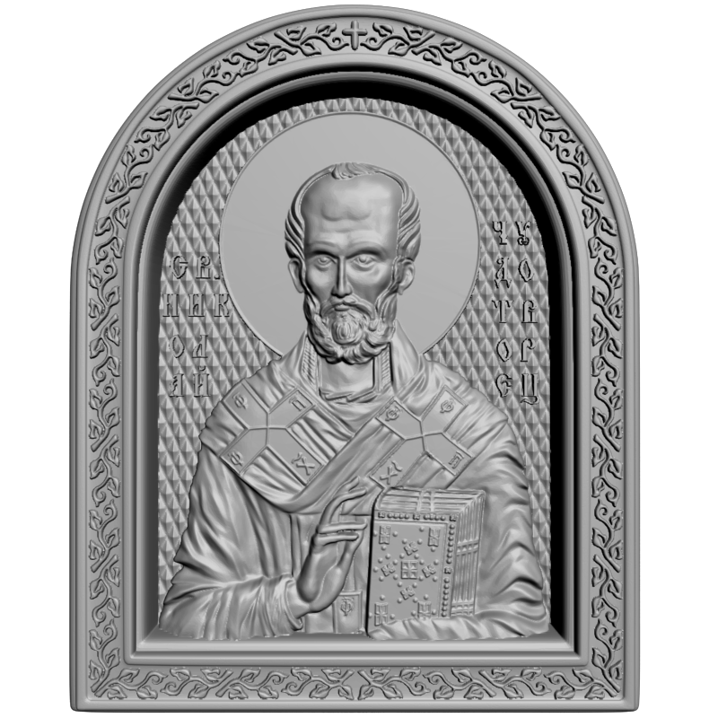 картинка Николай Чудотворец V3-355 3D-STL.COM