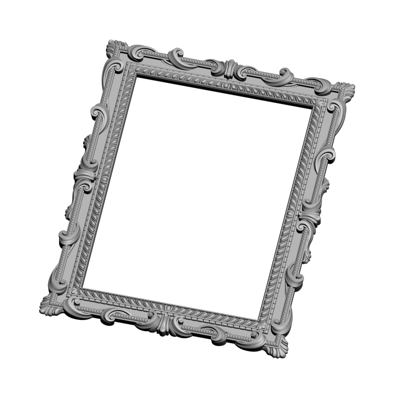 картинка Рамка резная D14-572 3D-STL.COM