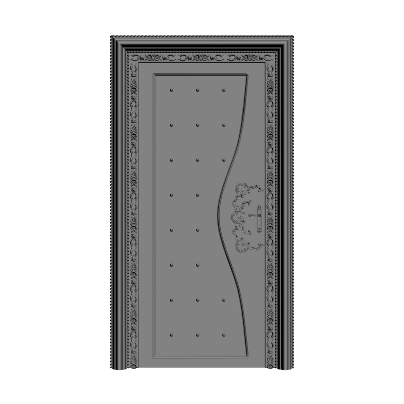 картинка Классическая дверь H3-090 3D-STL.COM