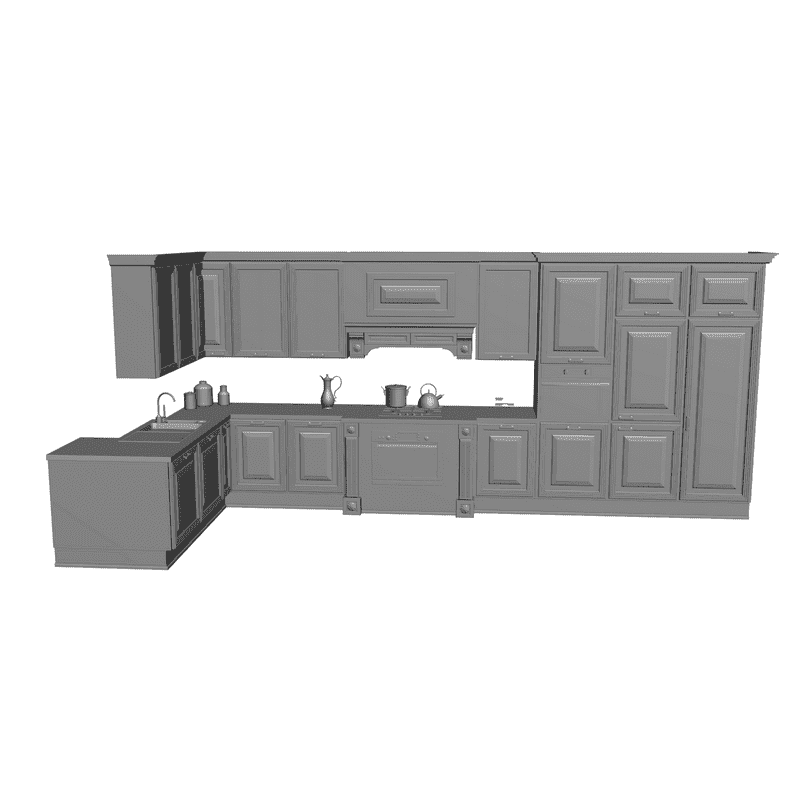 картинка Кухня M5-002 3D-STL.COM