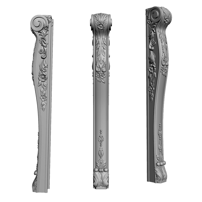 картинка Накладка резная D10-094 3D-STL.COM