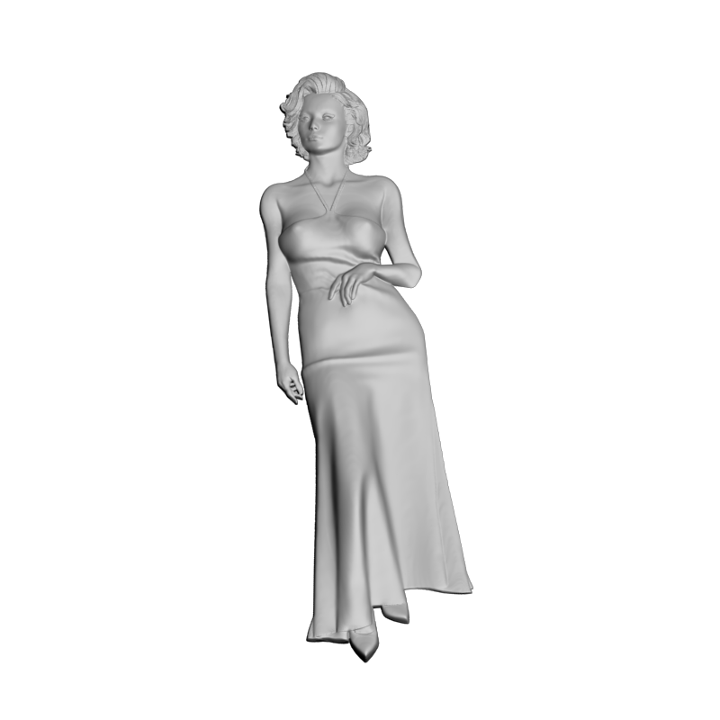 картинка Девушка L4-438 3D-STL.COM