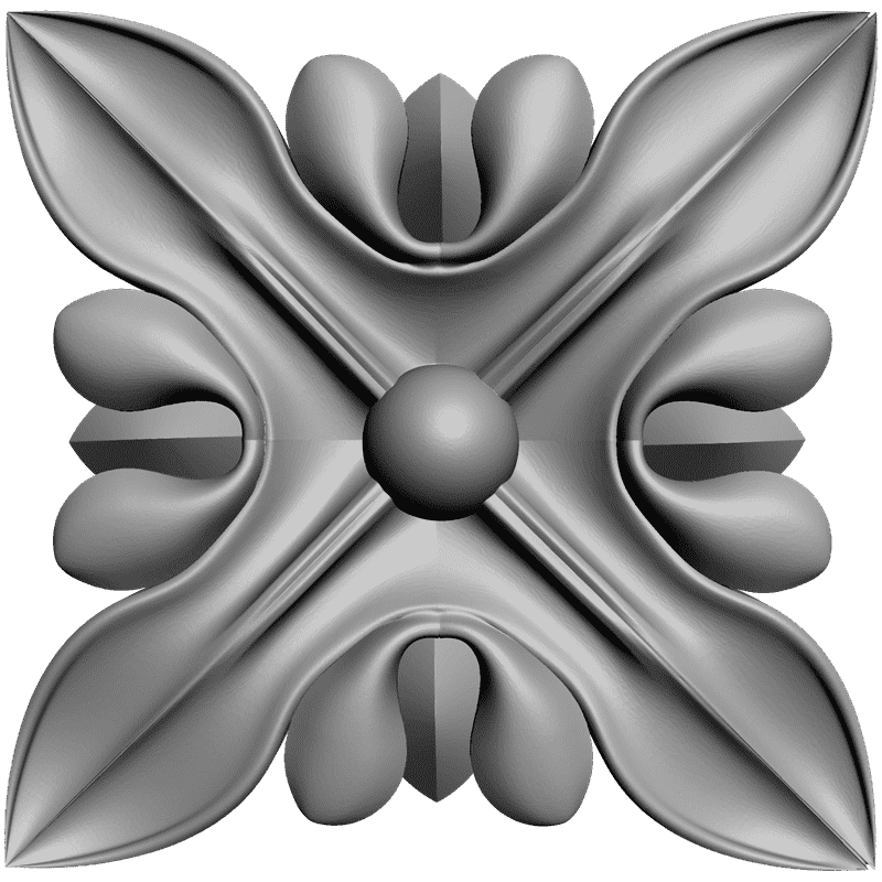 картинка Розетка резная D16-205 3D-STL.COM