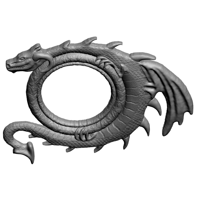 картинка Рама резная D14-552 3D-STL.COM