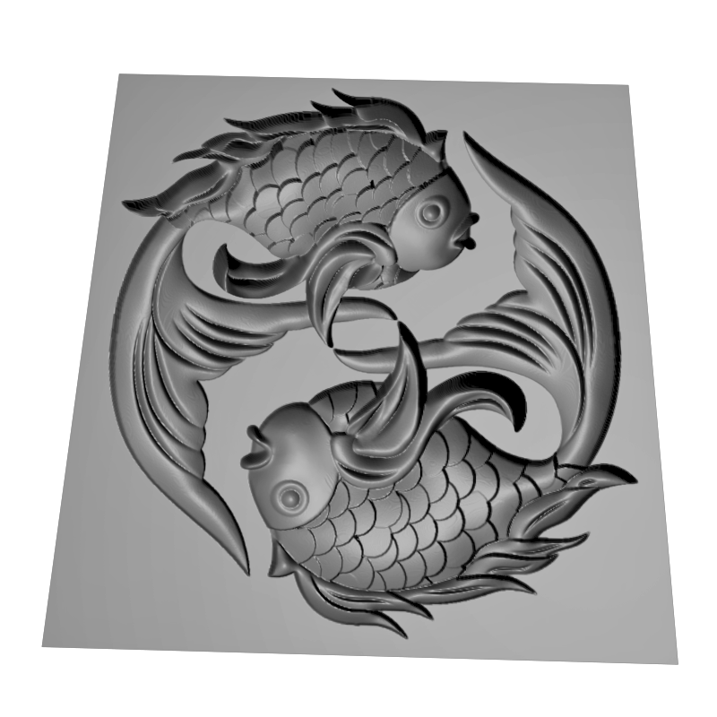 картинка Рыбки F5-052 3D-STL.COM
