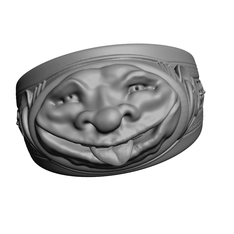 картинка Кольцо - шутка RY2-068 3D-STL.COM