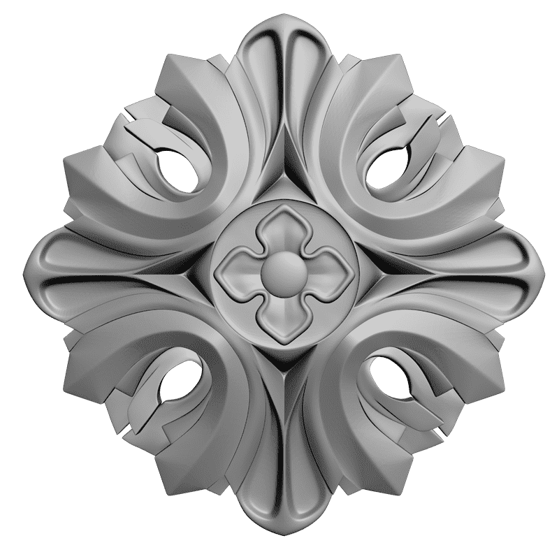 картинка Розетка резная D16-082 3D-STL.COM