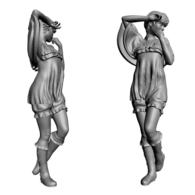 картинка Красивая девушка L3-115 3D-STL.COM