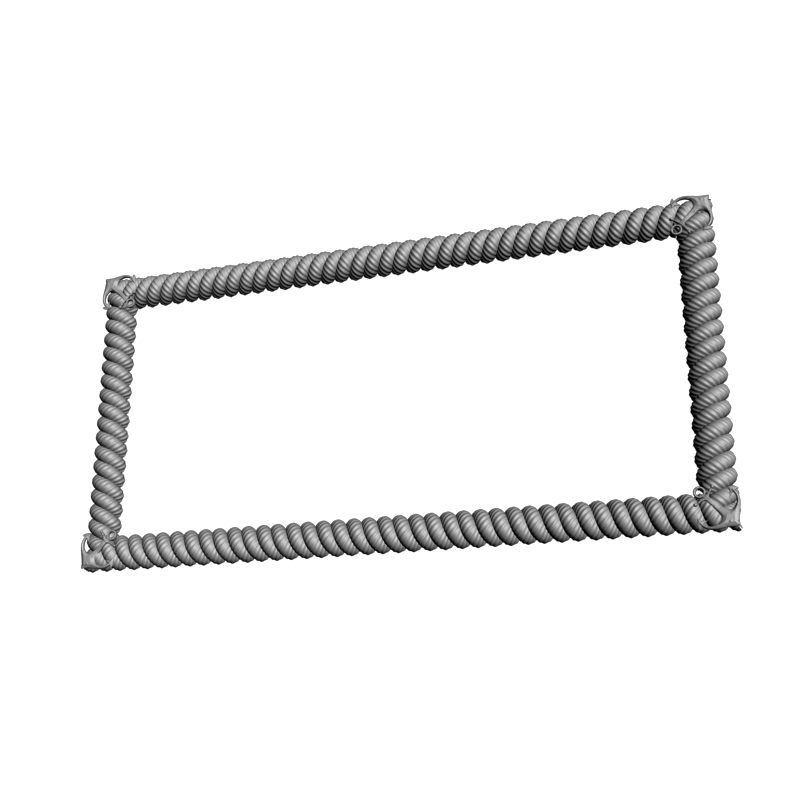 картинка Рама с якорями для нард D14-390 3D-STL.COM