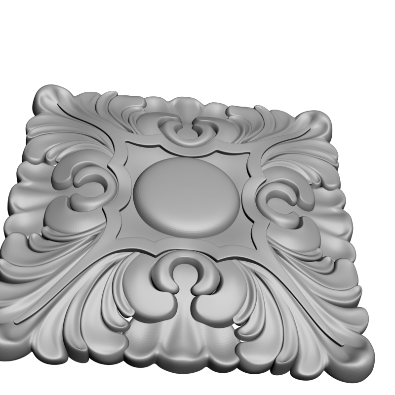 картинка Розетка резная D16-340 3D-STL.COM