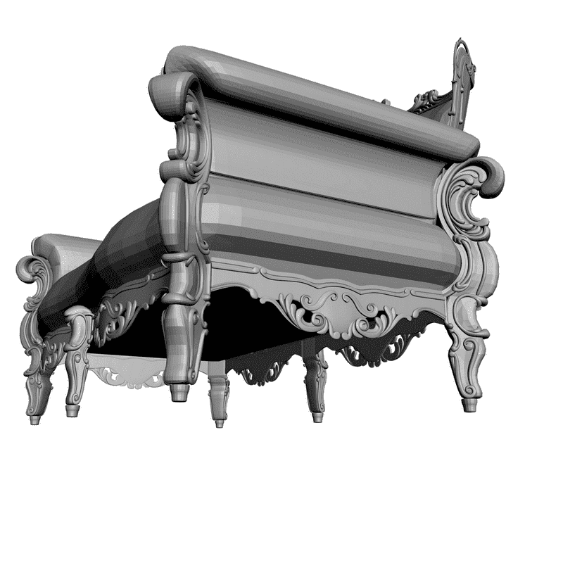 картинка Диван M1-002 3D-STL.COM