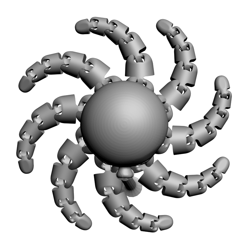 картинка Осьминог PI1-347 3D-STL.COM