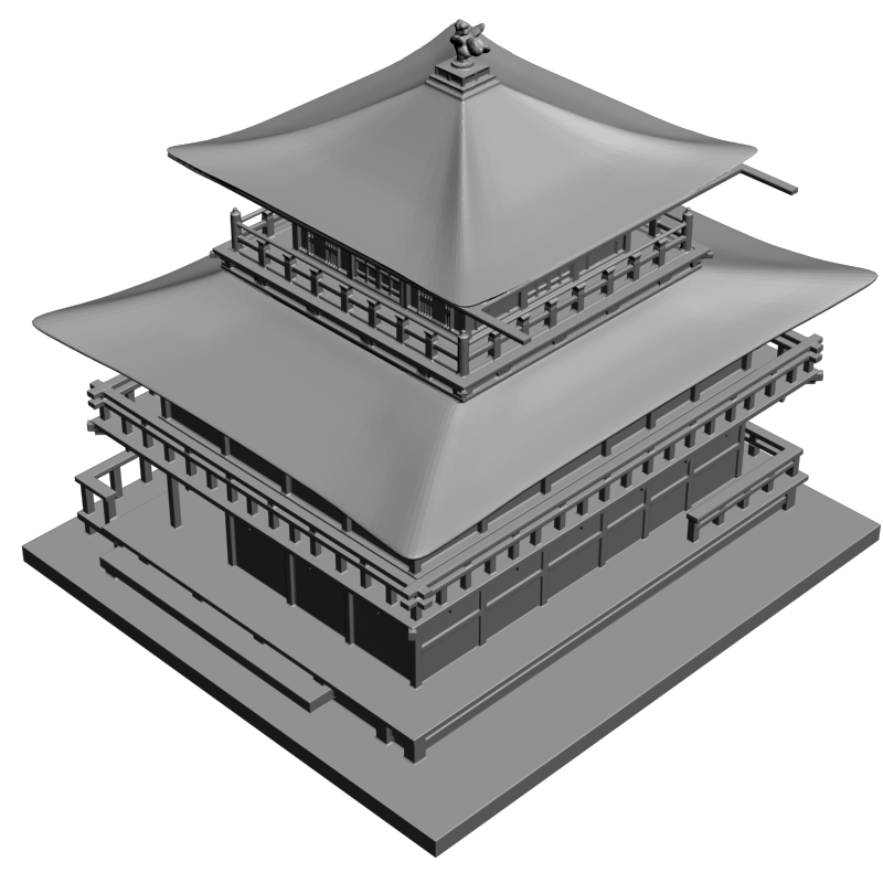 картинка Китайский дом H1-036 3D-STL.COM