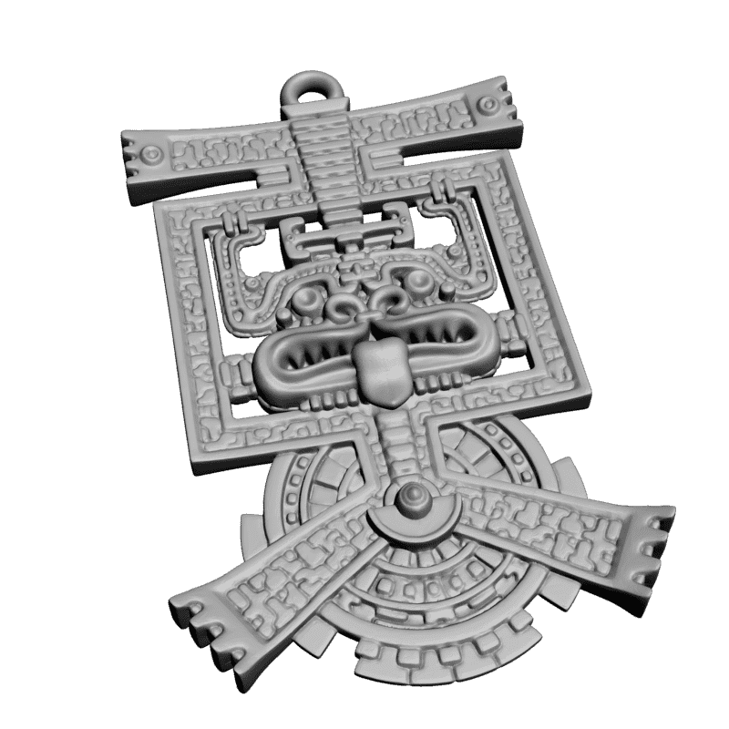 картинка Амулет Ацтеков RY5-053 3D-STL.COM
