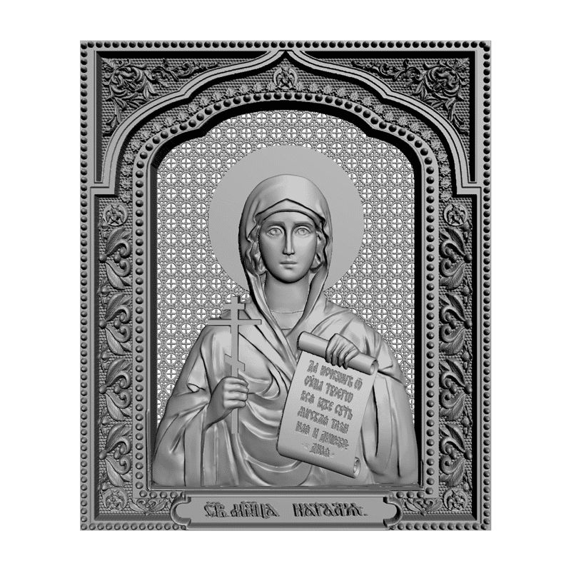 картинка Святая мученица Наталия V3-159 3D-STL.COM