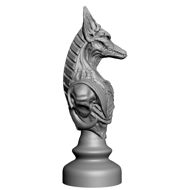 картинка Египетские мумии Конь PI3-141 3D-STL.COM
