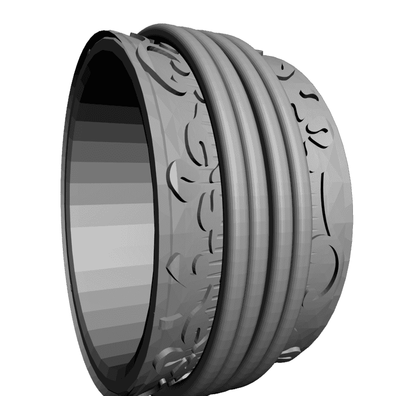 картинка Кольцо RY2-072 3D-STL.COM