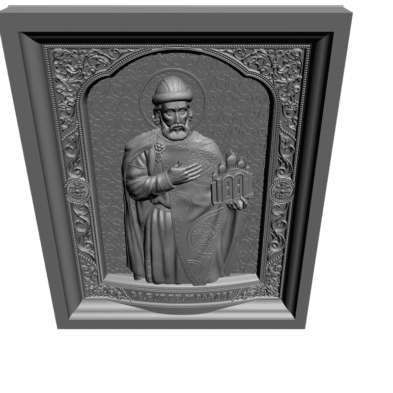 картинка Святой благоверный князь Ярослав V3-276 3D-STL.COM