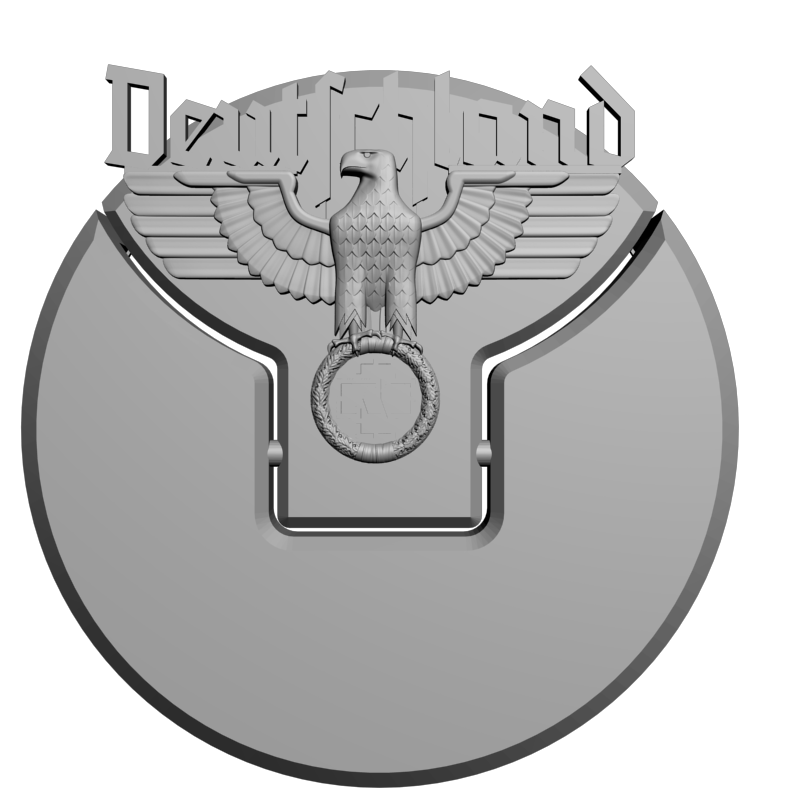 картинка Rammstein крышка P4-526 3D-STL.COM
