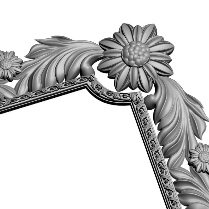 картинка Рама резная D14-499 3D-STL.COM