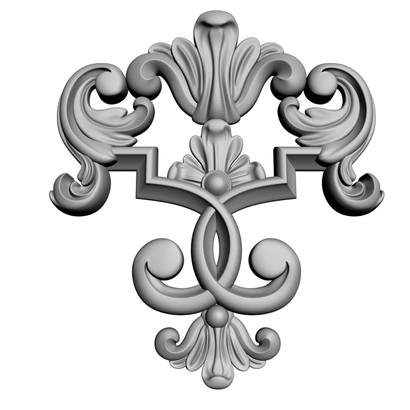 картинка Элемент декора D10-478 3D-STL.COM