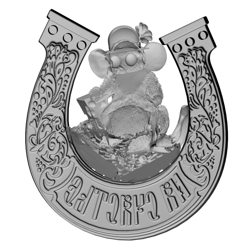 картинка На счастье P8-002 3D-STL.COM