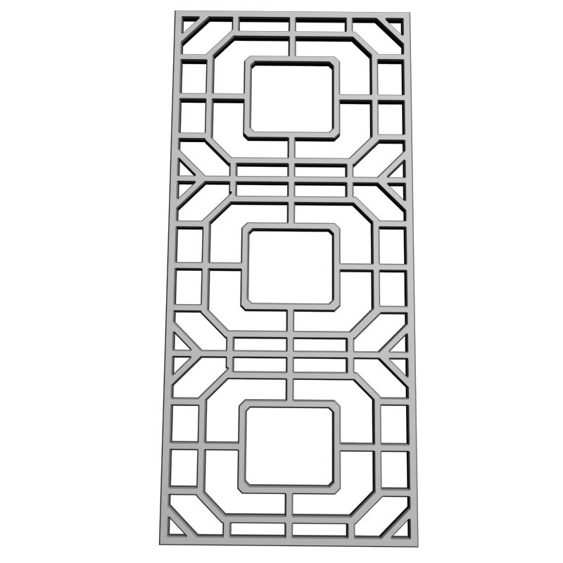 картинка Решётка декоративная D15-038 3D-STL.COM