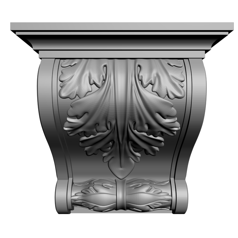 картинка Кронштейн резной D9-219 3D-STL.COM
