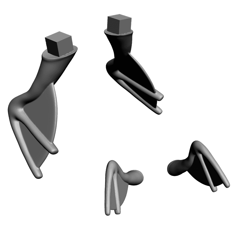 картинка Набор 5 деталей Вакфу PI1-108 3D-STL.COM