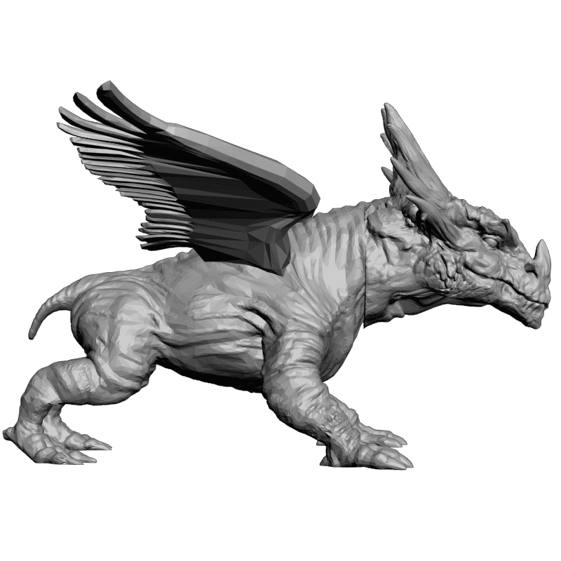 картинка Дракон PI1-317 3D-STL.COM