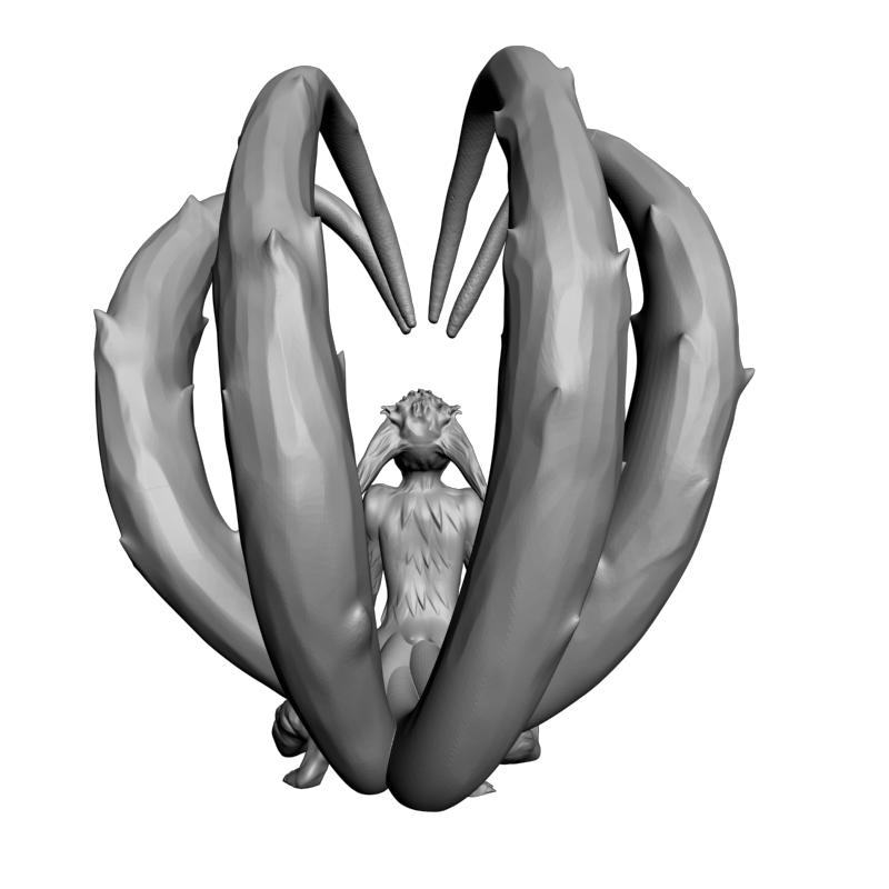 картинка Четыре хвоста PI1-502 3D-STL.COM