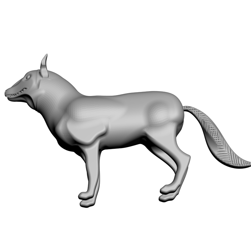 картинка Волк F1-203 3D-STL.COM
