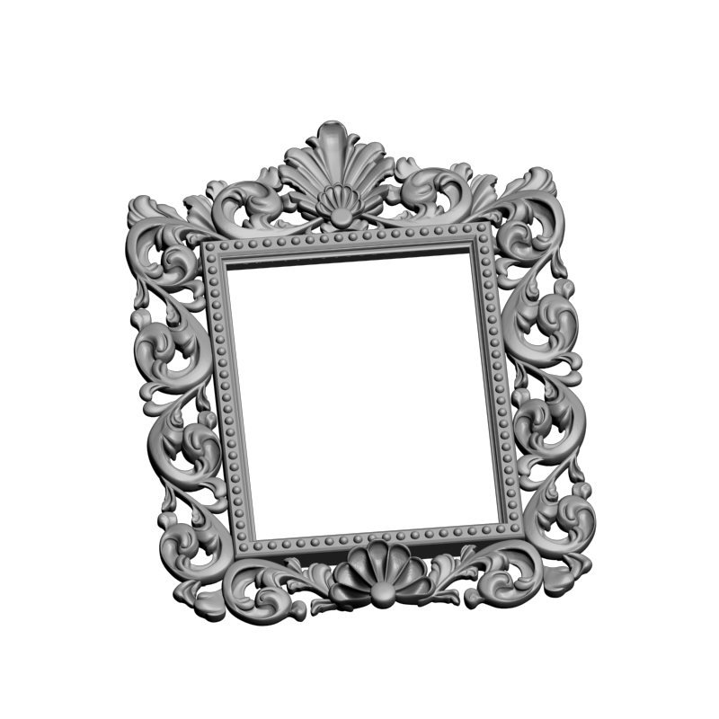 картинка Рамка резная D14-606 3D-STL.COM
