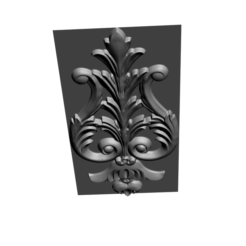 картинка Резная накладка D10-333 3D-STL.COM