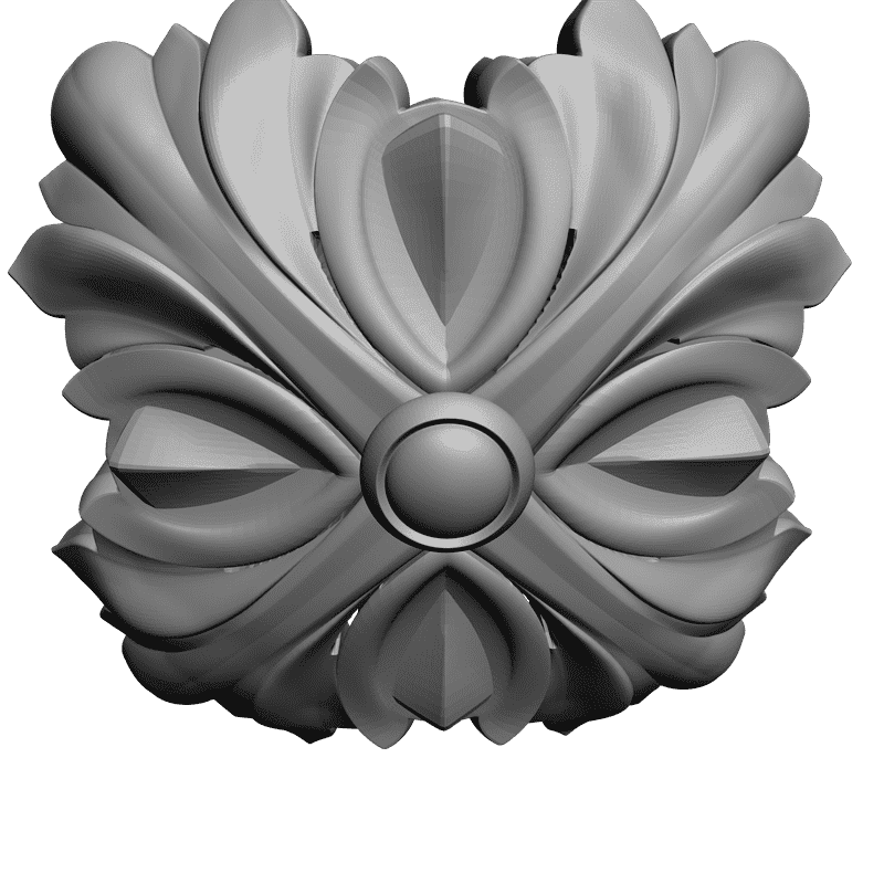картинка Розетка резная D16-182 3D-STL.COM