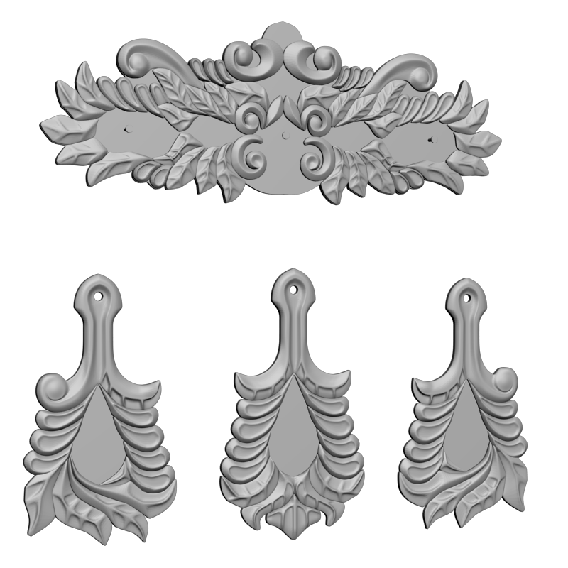 картинка Доски резные Набор P4-361 3D-STL.COM
