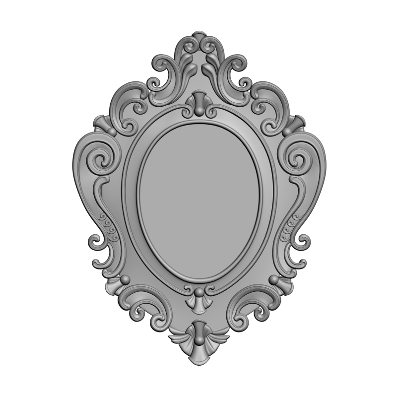 картинка Рама резная D14-466 3D-STL.COM
