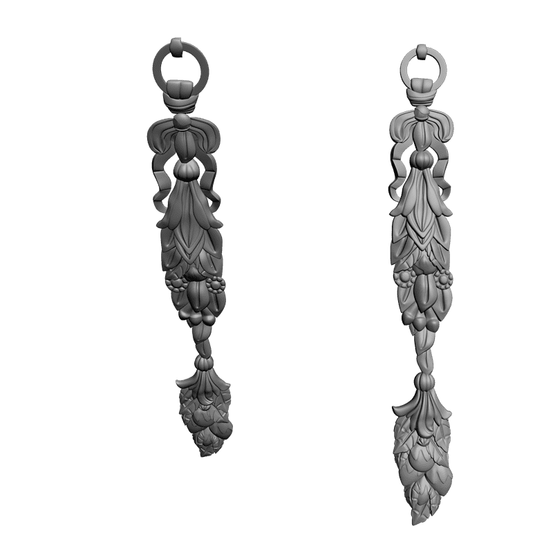 картинка Накладка резная D10-184 3D-STL.COM