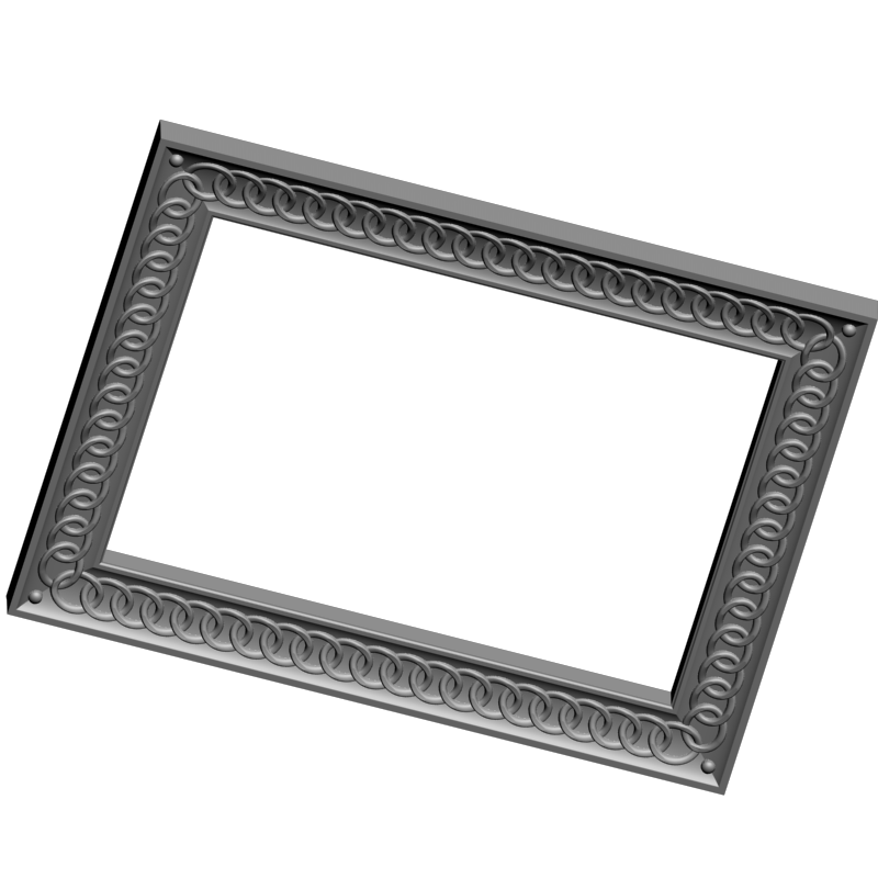 картинка Рамка резная D14-629 3D-STL.COM